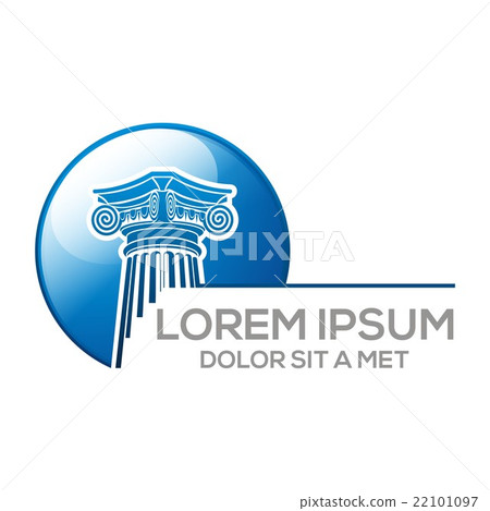 Logo law building and justice icon vector Logo law building and justice icon vector 22101097