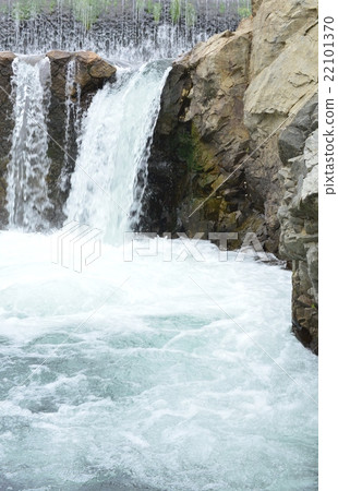 Mountain stream waterfall 22101370