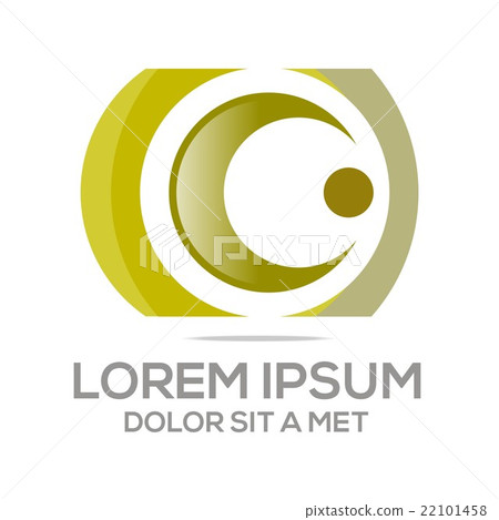 Abstract Union Circle C Letter Logo Vector Design 22101458