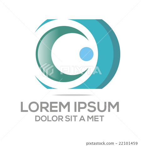 Abstract Union Circle C Letter Logo Vector Design 22101459