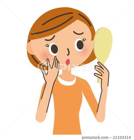 皮膚粗糙的女人 皮膚粗糙的女人 22103314