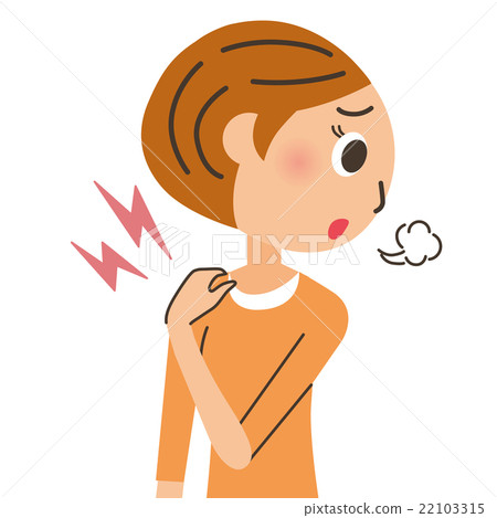 一個肩膀僵硬的女人 一個肩膀僵硬的女人 22103315