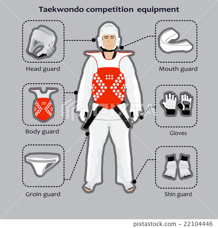 Taekwondo Korean martial art competition equipment Taekwondo Korean martial art competition equipment 22104446