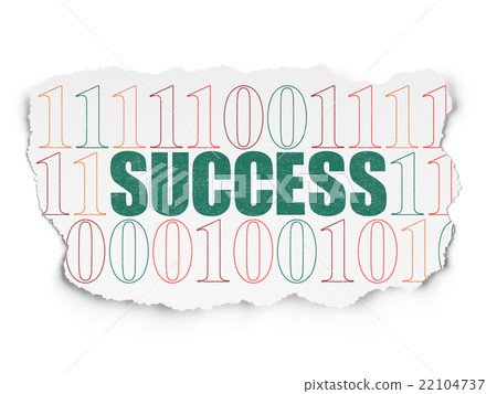 Finance concept: Success on Torn Paper background Finance concept: Success on Torn Paper background 22104737