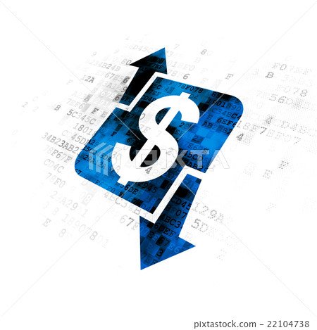 Finance concept: Finance on Digital background Finance concept: Finance on Digital background 22104738