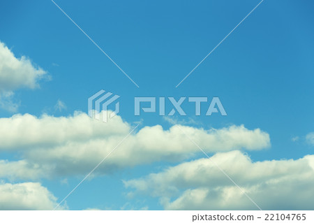 White clouds on evening blue sky White clouds on evening blue sky 22104765