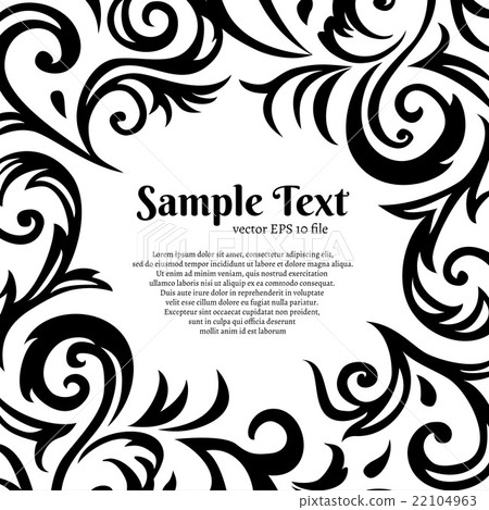beautiful vector background with a floral pattern - Stock Illustration ...