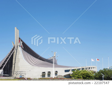 The first gymnasium of the National Yoyogi Stadium (Shibuya-ku, Tokyo) 22107547