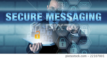 Security Consultant Pushing SECURE MESSAGING 22107801