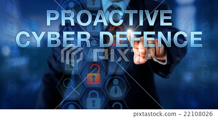 Investigator Touching PROACTIVE CYBER DEFENSE 22108026