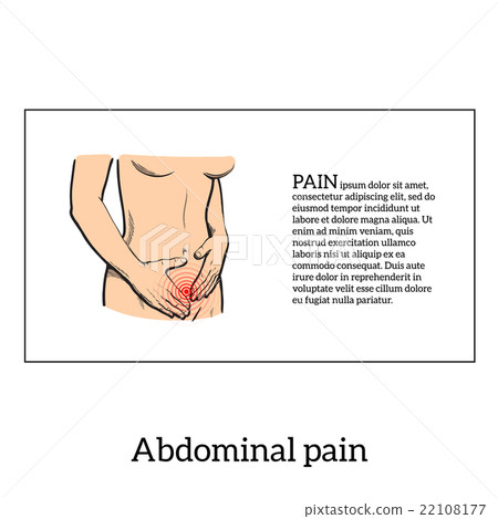 Menstrual pain in the women concept 22108177