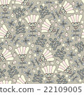 Floral seamless pattern background. 22109005