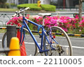 Bicycle on the sidewalk 22110005