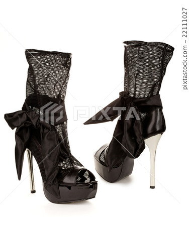 beautiful woman boots on high heels 22111027