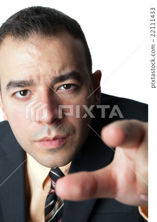 Business Man Pointing 22111433