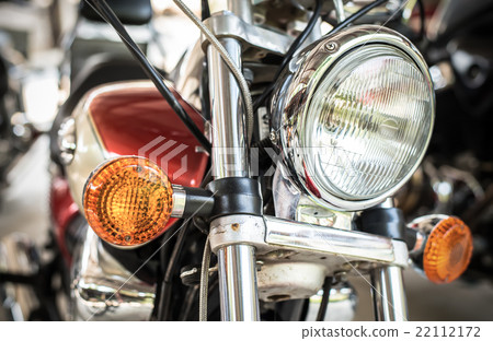A part of motorbike. 22112172