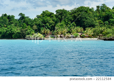 Beach on Bomba island. Togean Islands. Indonesia. 22112584