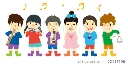 Children playing at the concert 22113696