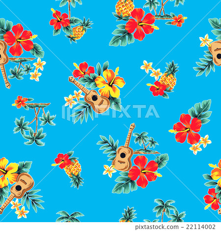 Aloha shirt pattern 22114002