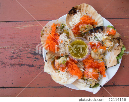 Grilled scallop Grilled scallop 22114136