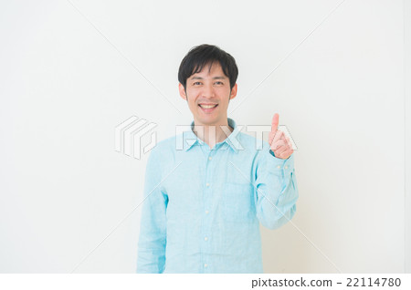 Male in his 30's (White Background) Male in his 30's (White Background) 22114780