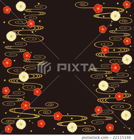 Background material - plum, running water pattern 4 (texture) Background material - plum, running water pattern 4 (texture) 22115198