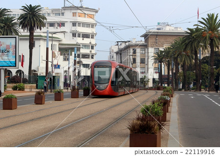 卡薩布蘭卡電車電車軌道摩洛哥 22119916