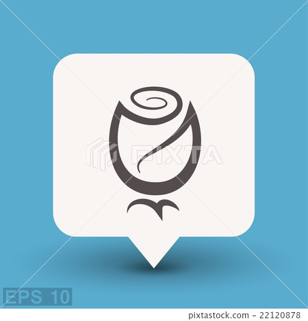 Pictograph of rose 22120878