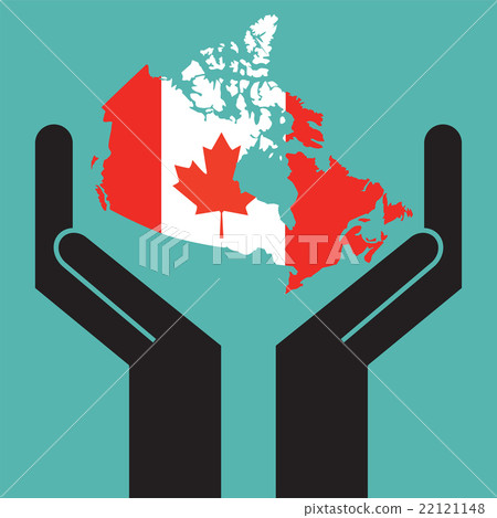 hand showing map of China. vector EPS10. 22121148