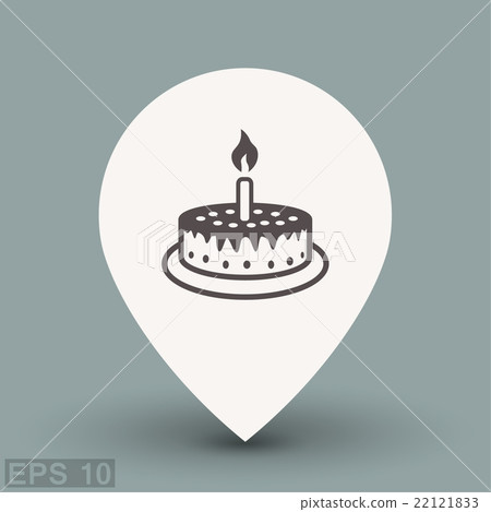 Pictograph of cake - Stock Illustration [22121833] - PIXTA