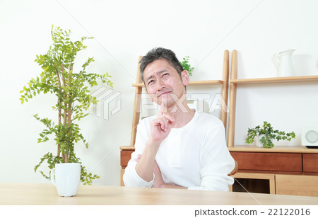 Thinking male in his 50's Thinking male in his 50's 22122016