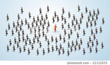 Red Businessman Human Resource Recruitment Red Businessman Human Resource Recruitment 22122033