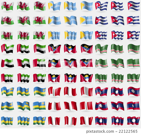 Wales, Tuva, Cuba, United Arab Emirates, Antigua a 22122565