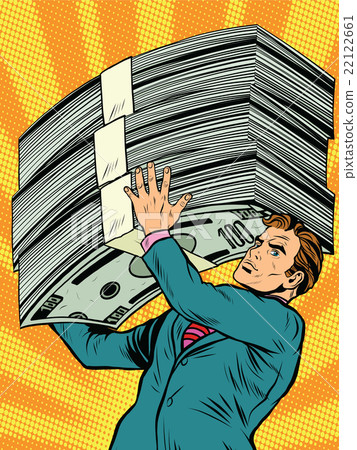 businessman athlete money 22122661