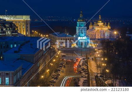 St. Michael's Square night view 22123180