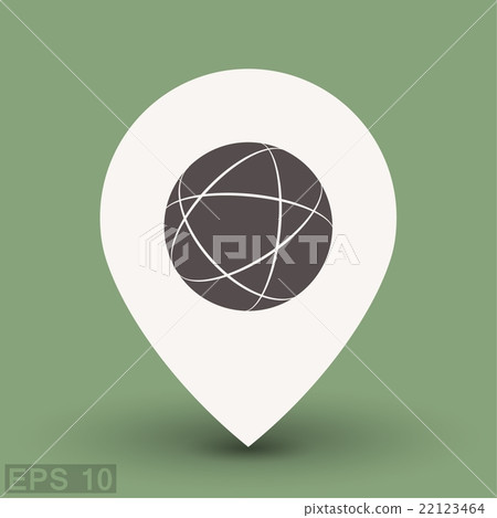 Pictograph of globe 22123464