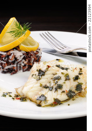 Boiled fish with rice Boiled fish with rice 22123994