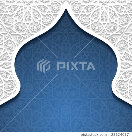 Abstract background with traditional ornament 22124017