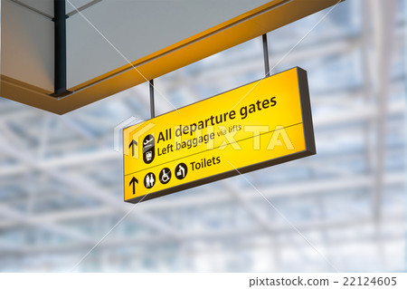 Flight, arrival and departure board at the airport Flight, arrival and departure board at the airport 22124605
