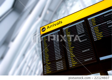Check in, Airport Departure & Arrival board sign Check in, Airport Departure & Arrival board sign 22124607