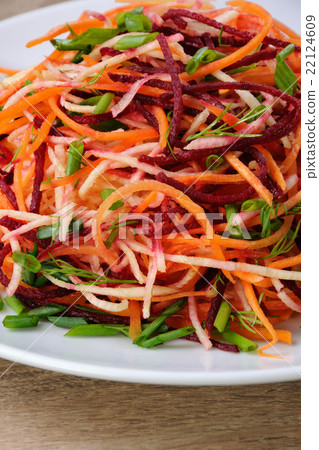salad of shredded vegetables salad of shredded vegetables 22124609