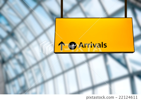 Flight, arrival and departure board at the airport Flight, arrival and departure board at the airport 22124611