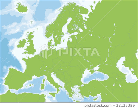 Map of Europe 22125389