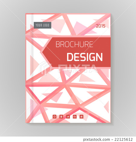 Polygonal vector design template layout for 22125612