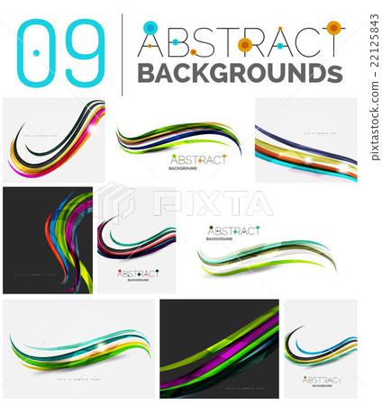Pack of vector abstract backgrounds Pack of vector abstract backgrounds 22125843