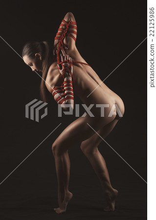 Girl with his hands tied. Girl with his hands tied. 22125986