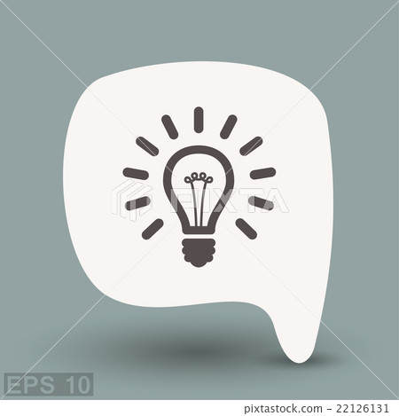 Pictograph of light bulb Pictograph of light bulb 22126131