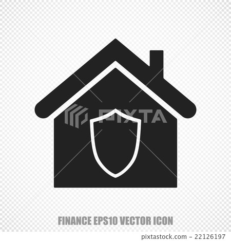 Finance vector Home icon. Modern flat design. 22126197