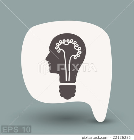 Pictograph of bulb concept 22126285