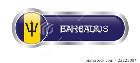 Barbados flag glossy banner Barbados flag glossy banner 22128094